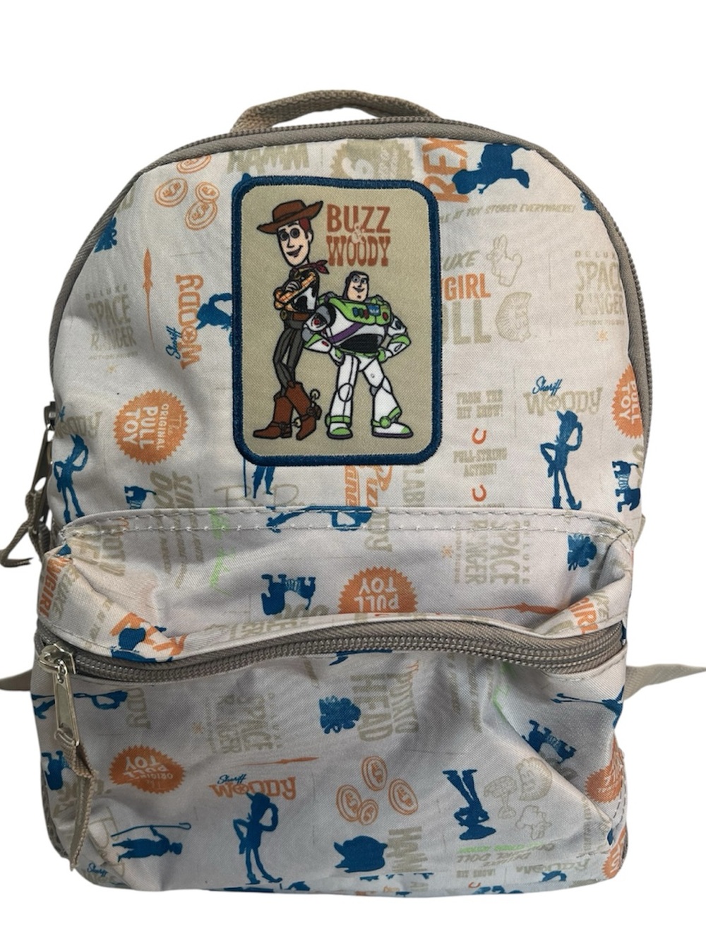 Toy Story Beige/CreamBlue/Gold Toy Story Buzz & Woody Kids or a Mini Backpack